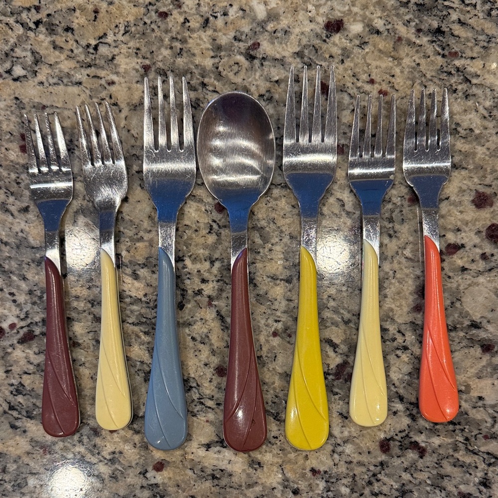 Vintage Fiesta Stainless Steel Cutlery Set